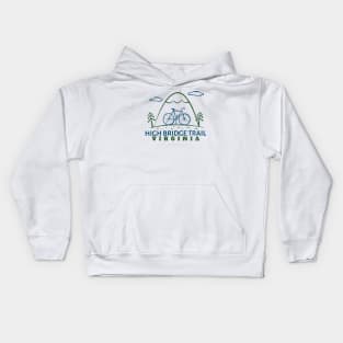 High Bridge Trail, Virginia Kids Hoodie